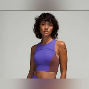 Lululemon Hike to Swim Sports Bra Size 4 Charged Indigo / Dark Oxide